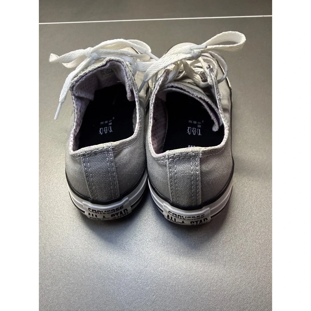 Converse Chuck Taylor All Star Low Top Grey Junior Shoes‎ 656869F Size 3